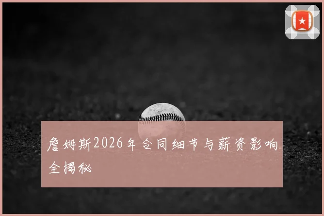 詹姆斯2026年合同细节与薪资影响全揭秘